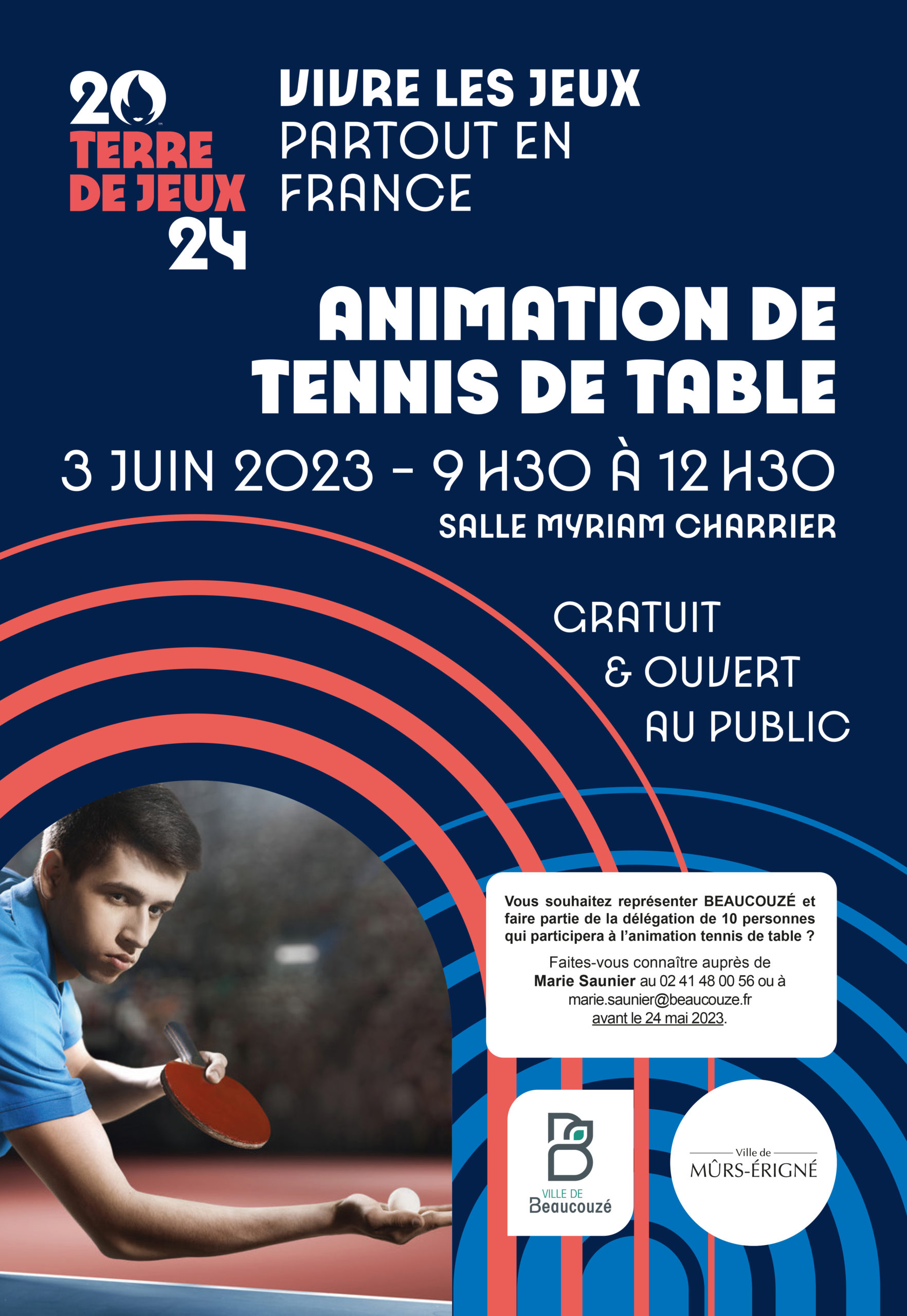 D Fi Terre Des Jeux Inscription Au Tennis De Table Mairie De